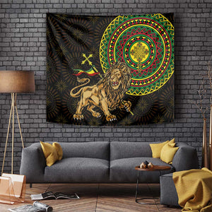 Ethiopia National Day Tapestry Lion Of Judah African Pattern