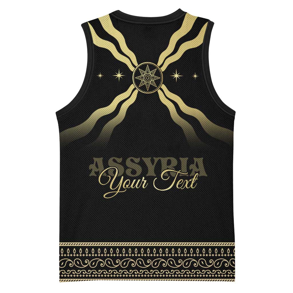 Assyria Empire Basketball Jersey Assyrian Mythological Spirit LT01