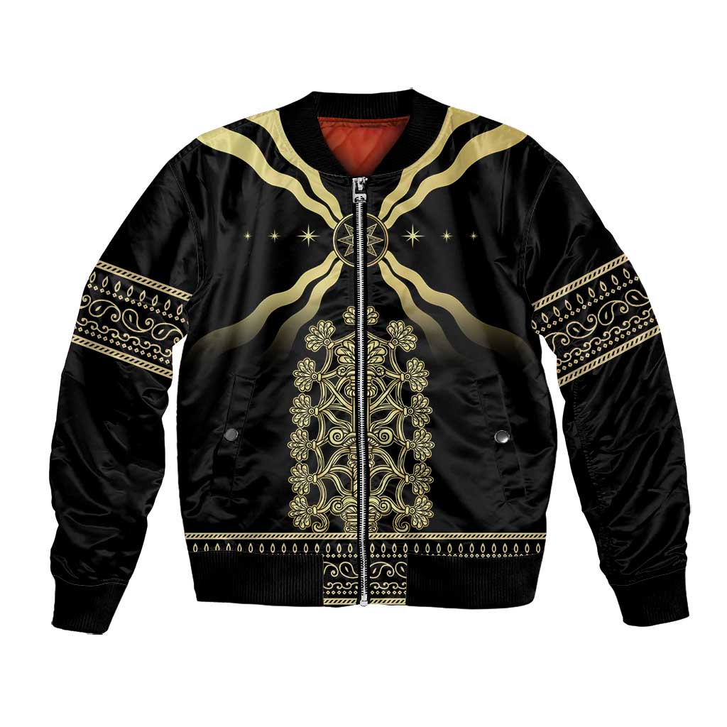Assyria Empire Bomber Jacket Assyrian Mythological Spirit