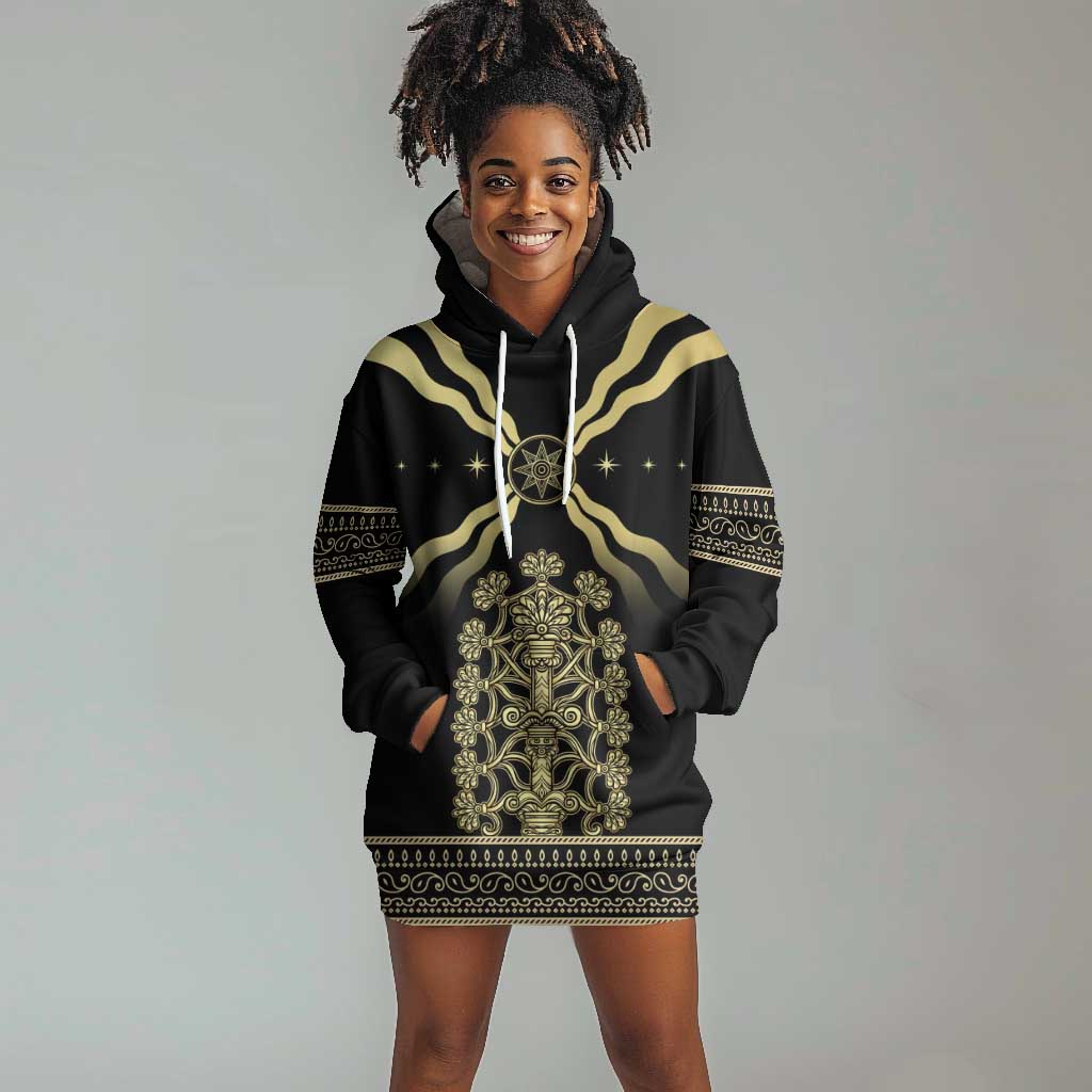 Assyria Empire Hoodie Dress Assyrian Mythological Spirit