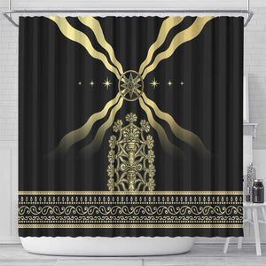 Assyria Empire Shower Curtain Assyrian Mythological Spirit