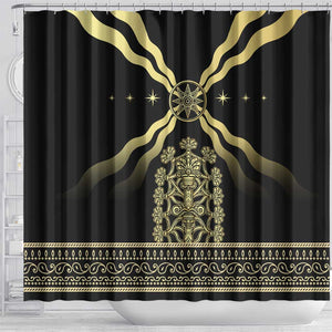 Assyria Empire Shower Curtain Assyrian Mythological Spirit