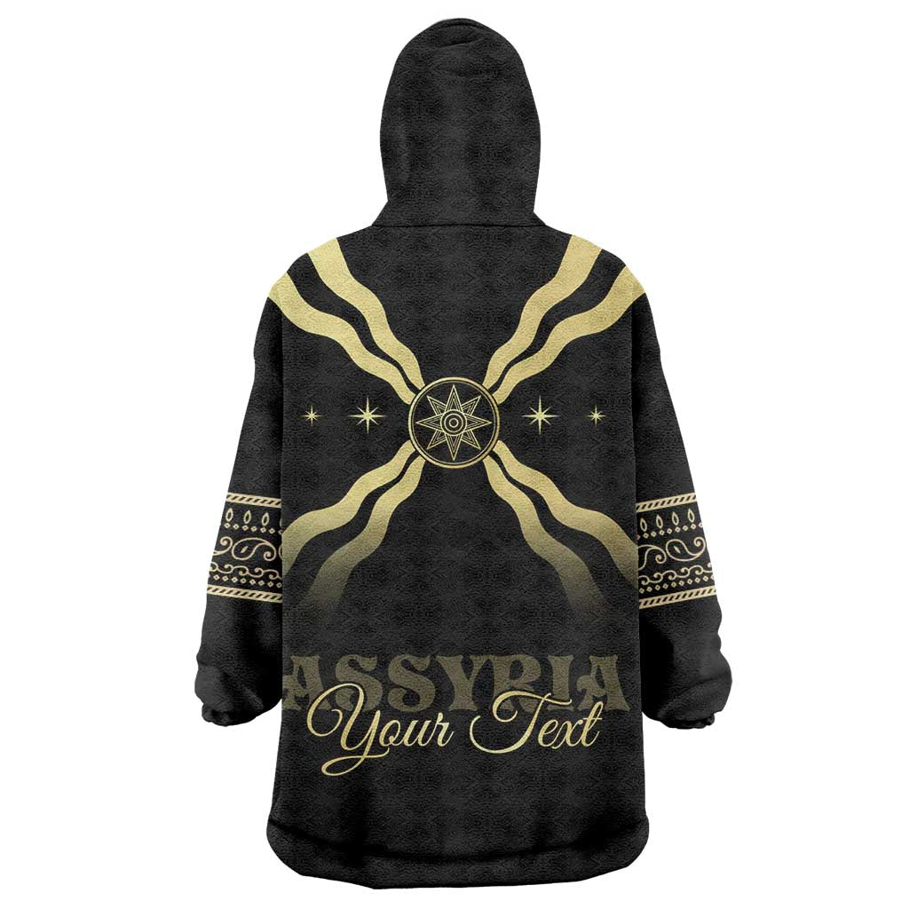 Assyria Empire Wearable Blanket Hoodie Assyrian Mythological Spirit