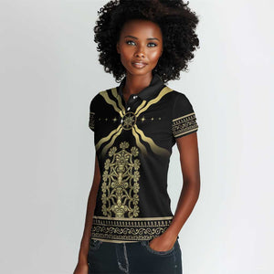 Assyria Empire Women Polo Shirt Assyrian Mythological Spirit