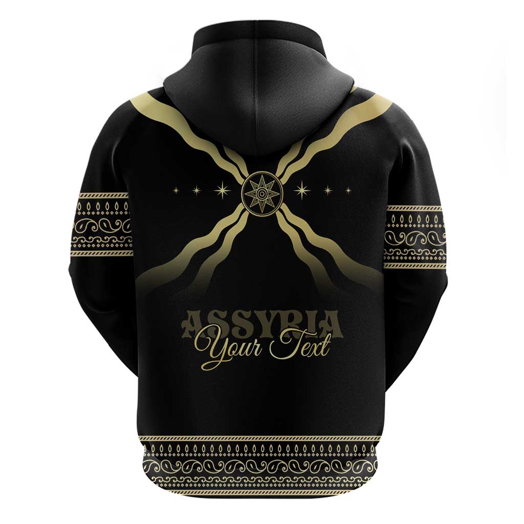 Assyria Empire Zip Hoodie Assyrian Mythological Spirit