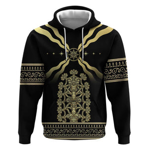 Assyria Empire Zip Hoodie Assyrian Mythological Spirit