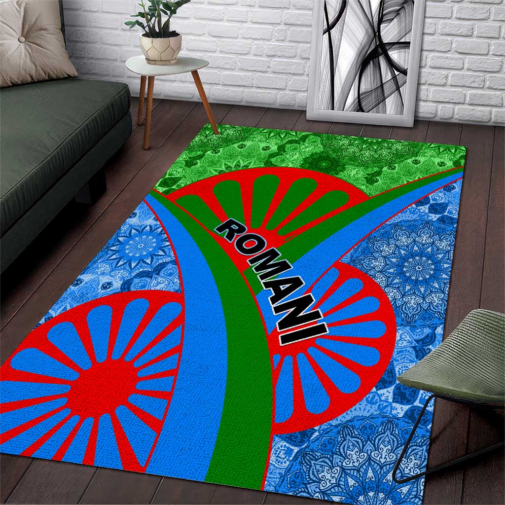 International Romani Day 2024 Area Rug Gypsy Pattern Tribal