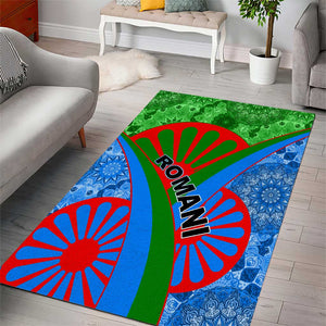 International Romani Day 2024 Area Rug Gypsy Pattern Tribal