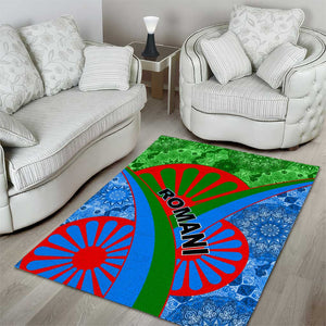 International Romani Day 2024 Area Rug Gypsy Pattern Tribal