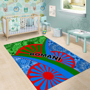 International Romani Day 2024 Area Rug Gypsy Pattern Tribal