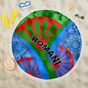 International Romani Day 2024 Beach Blanket Gypsy Pattern Tribal