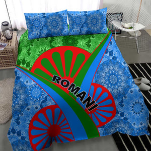 International Romani Day 2024 Bedding Set Gypsy Pattern Tribal