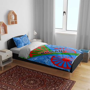 International Romani Day 2024 Bedding Set Gypsy Pattern Tribal