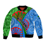 International Romani Day 2024 Bomber Jacket Gypsy Pattern Tribal