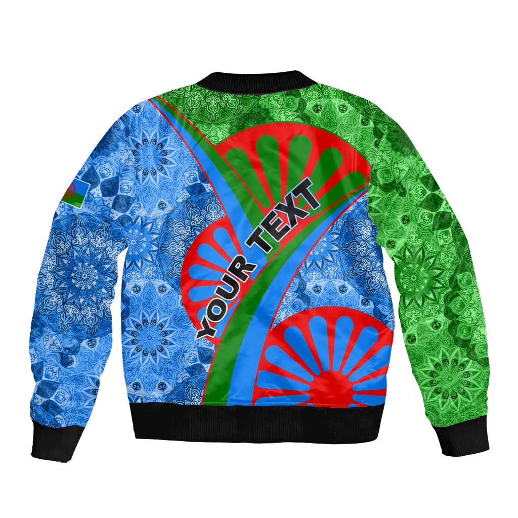 International Romani Day 2024 Bomber Jacket Gypsy Pattern Tribal