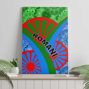 International Romani Day 2024 Canvas Wall Art Gypsy Pattern Tribal