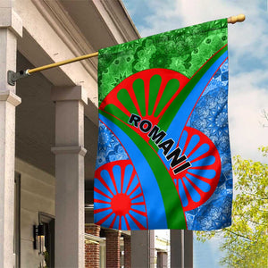 International Romani Day 2024 Garden Flag Gypsy Pattern Tribal