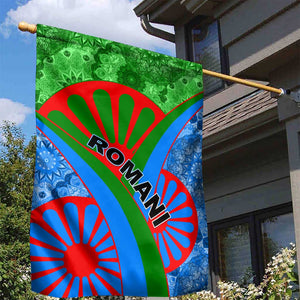 International Romani Day 2024 Garden Flag Gypsy Pattern Tribal