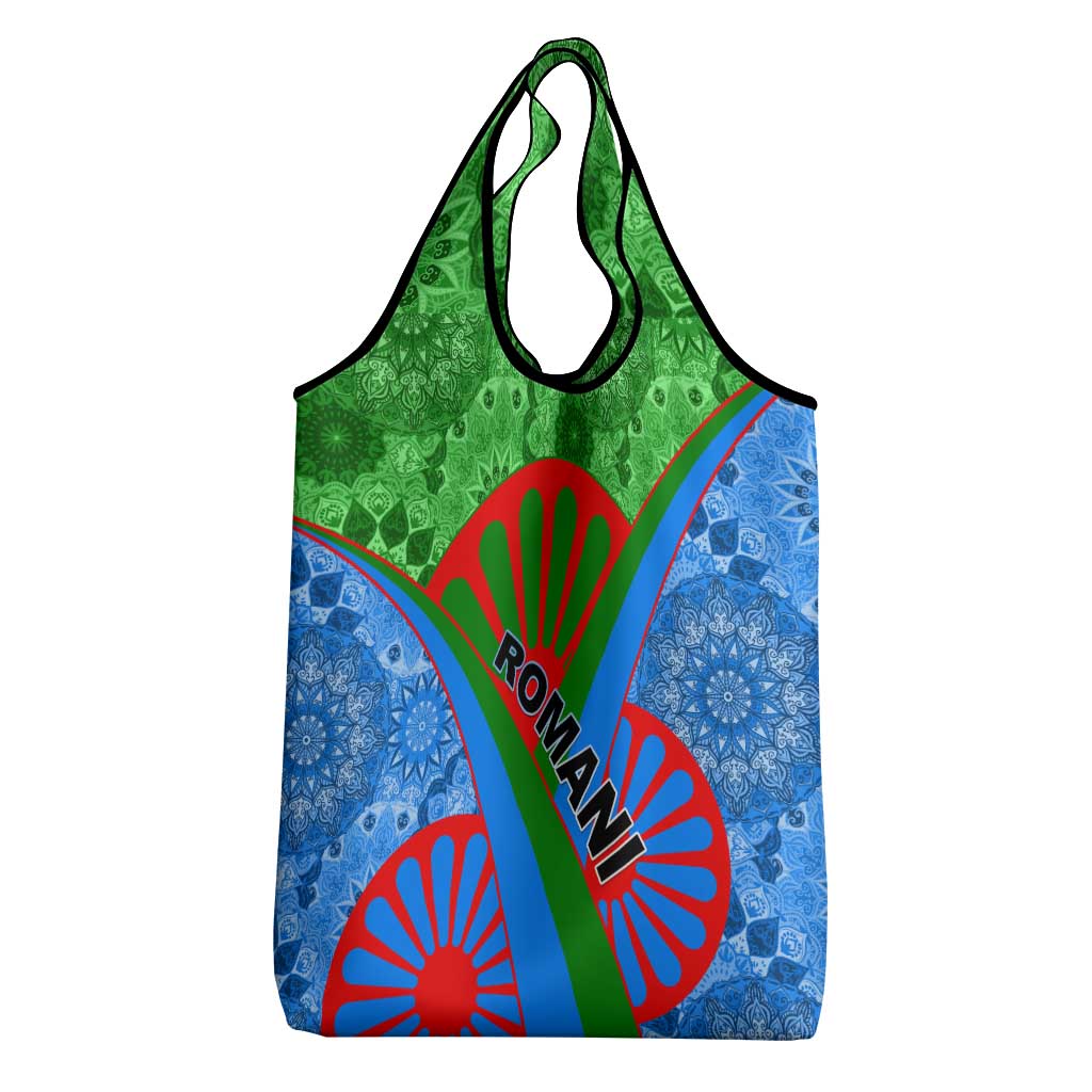 International Romani Day 2024 Grocery Bag Gypsy Pattern Tribal
