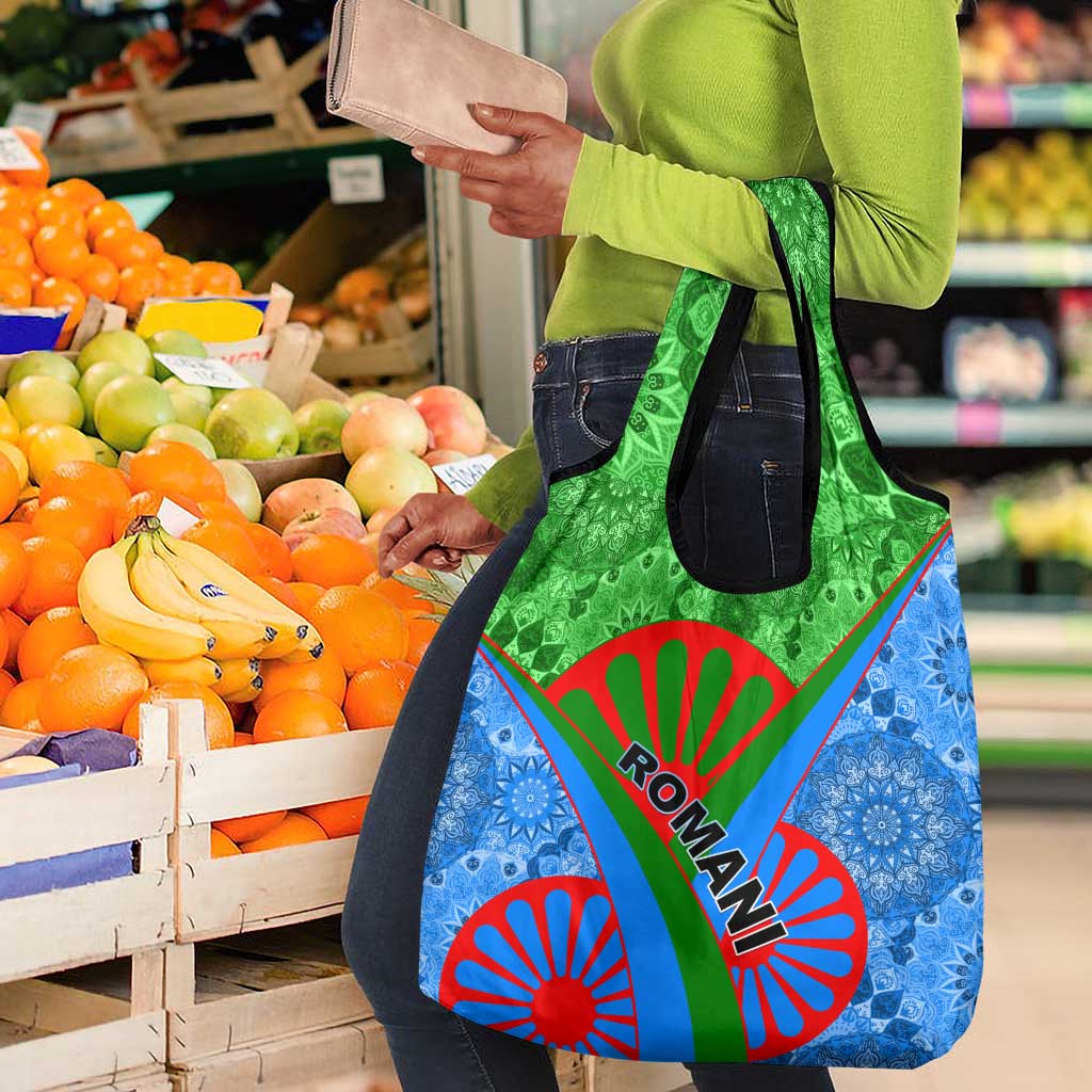International Romani Day 2024 Grocery Bag Gypsy Pattern Tribal