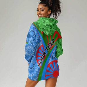 International Romani Day 2024 Hoodie Dress Gypsy Pattern Tribal