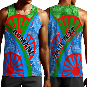 International Romani Day 2024 Men Tank Top Gypsy Pattern Tribal