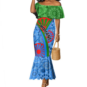 International Romani Day 2024 Mermaid Dress Gypsy Pattern Tribal