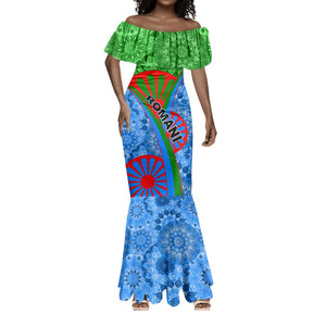 International Romani Day 2024 Mermaid Dress Gypsy Pattern Tribal