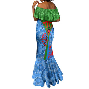 International Romani Day 2024 Mermaid Dress Gypsy Pattern Tribal