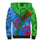 International Romani Day 2024 Sherpa Hoodie Gypsy Pattern Tribal
