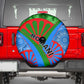 International Romani Day 2024 Spare Tire Cover Gypsy Pattern Tribal
