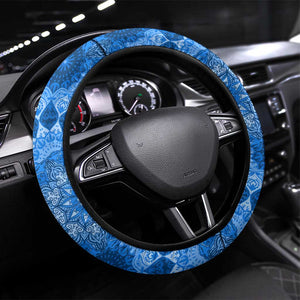 International Romani Day 2024 Steering Wheel Cover Gypsy Pattern Tribal