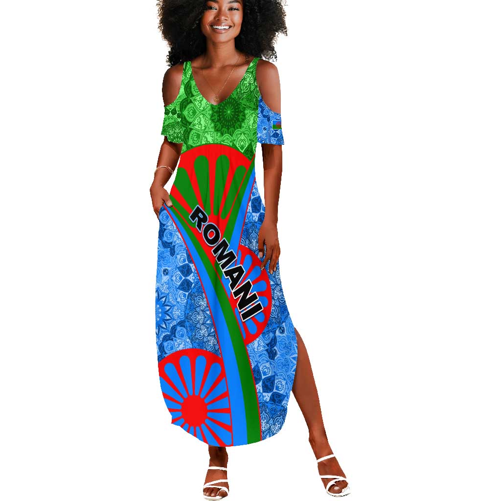 International Romani Day 2024 Summer Maxi Dress Gypsy Pattern Tribal