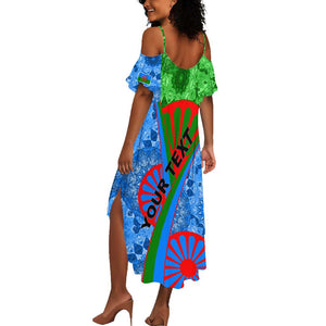 International Romani Day 2024 Summer Maxi Dress Gypsy Pattern Tribal