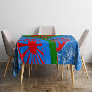 International Romani Day 2024 Tablecloth Gypsy Pattern Tribal