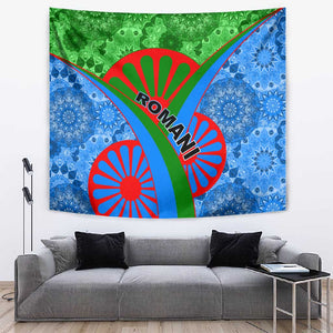 International Romani Day 2024 Tapestry Gypsy Pattern Tribal