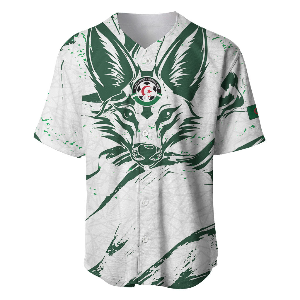 Custom Algeria 2026 World Football Baseball Jersey Les Fennecs Come On