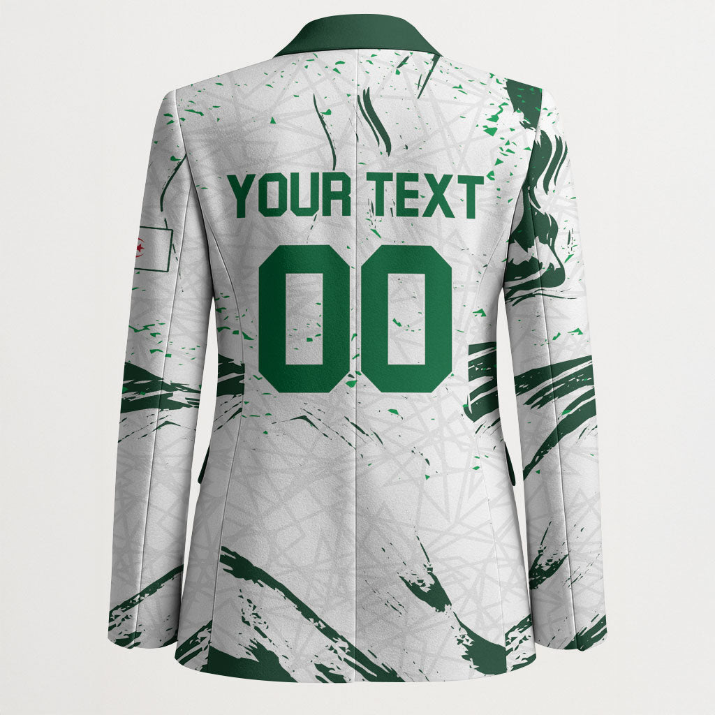 Custom Algeria 2026 World Football Blazer Les Fennecs Come On