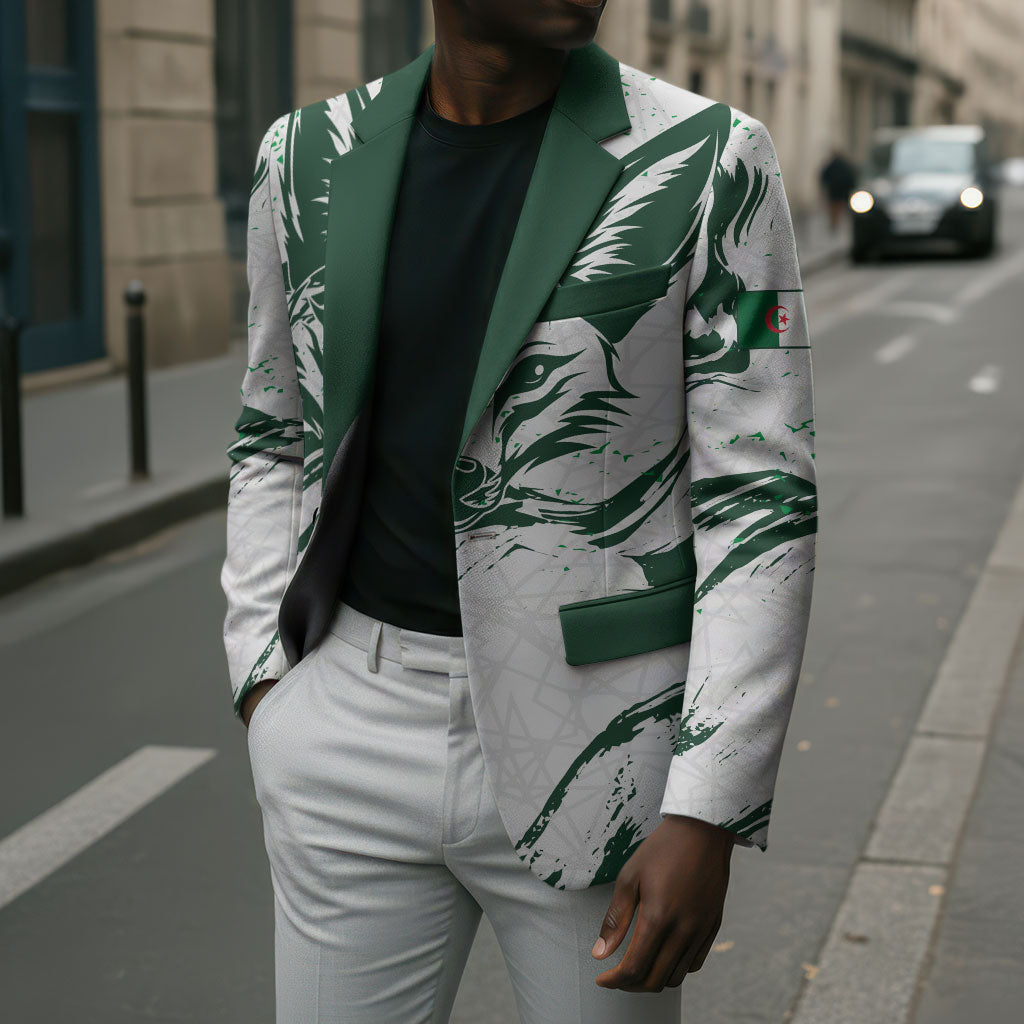 Custom Algeria 2026 World Football Blazer Les Fennecs Come On