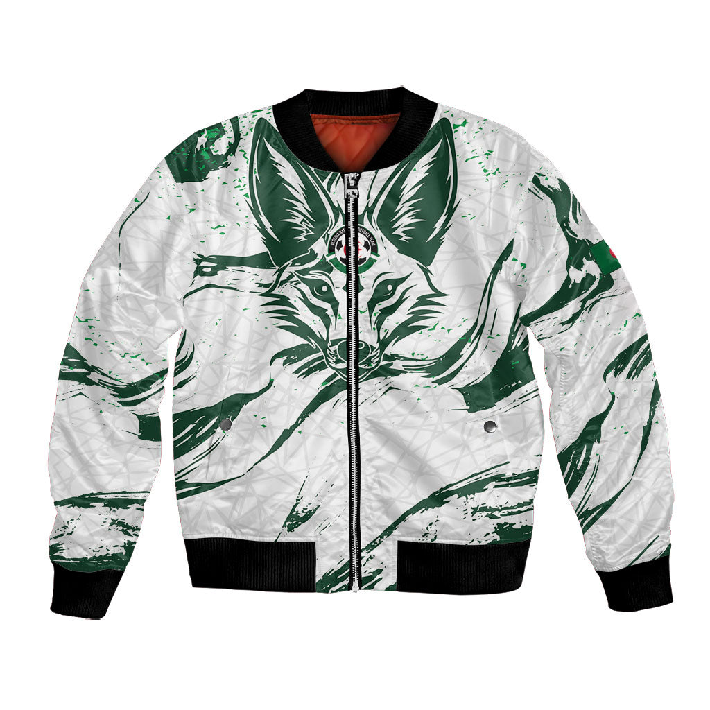 Custom Algeria 2026 World Football Bomber Jacket Les Fennecs Come On