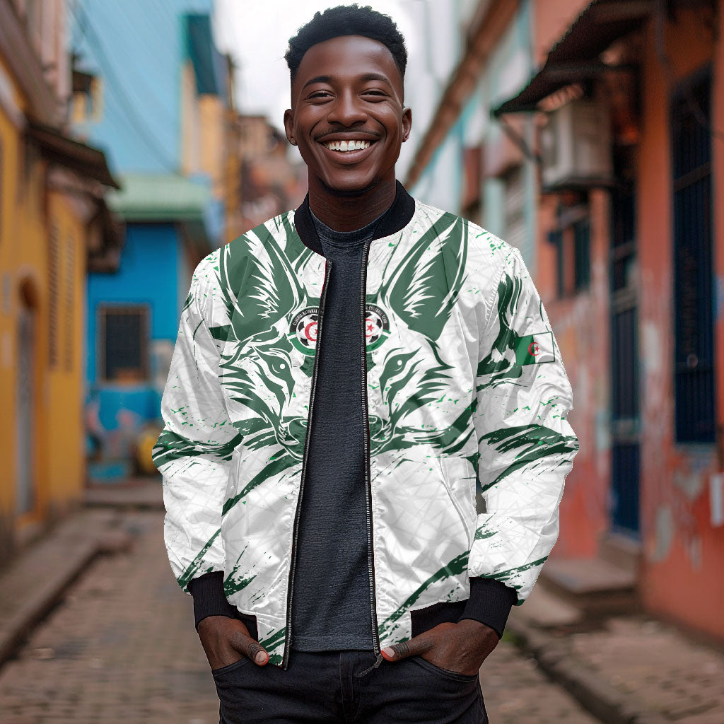 Custom Algeria 2026 World Football Bomber Jacket Les Fennecs Come On