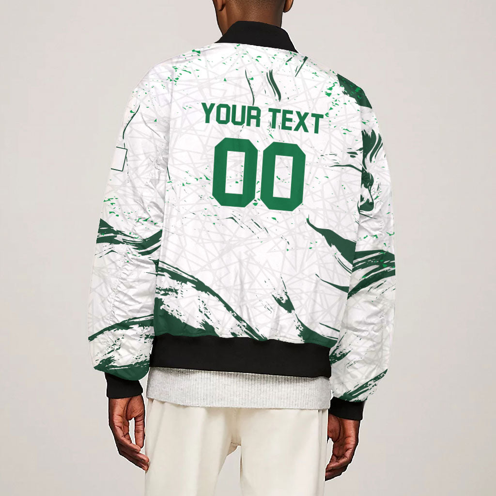 Custom Algeria 2026 World Football Bomber Jacket Les Fennecs Come On