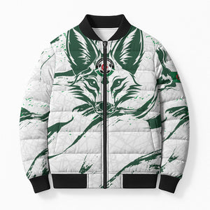 Custom Algeria 2026 World Football Bomber Puffer Jacket Les Fennecs Come On