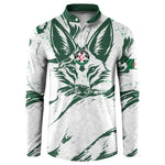 Custom Algeria 2026 World Football Button Sweatshirt Les Fennecs Come On