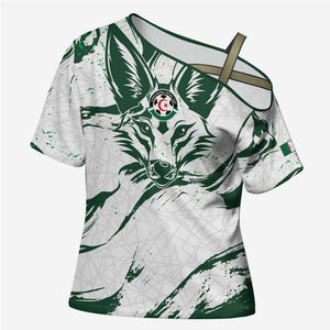 Custom Algeria 2026 World Football Cross Shoulder Shirt Les Fennecs Come On