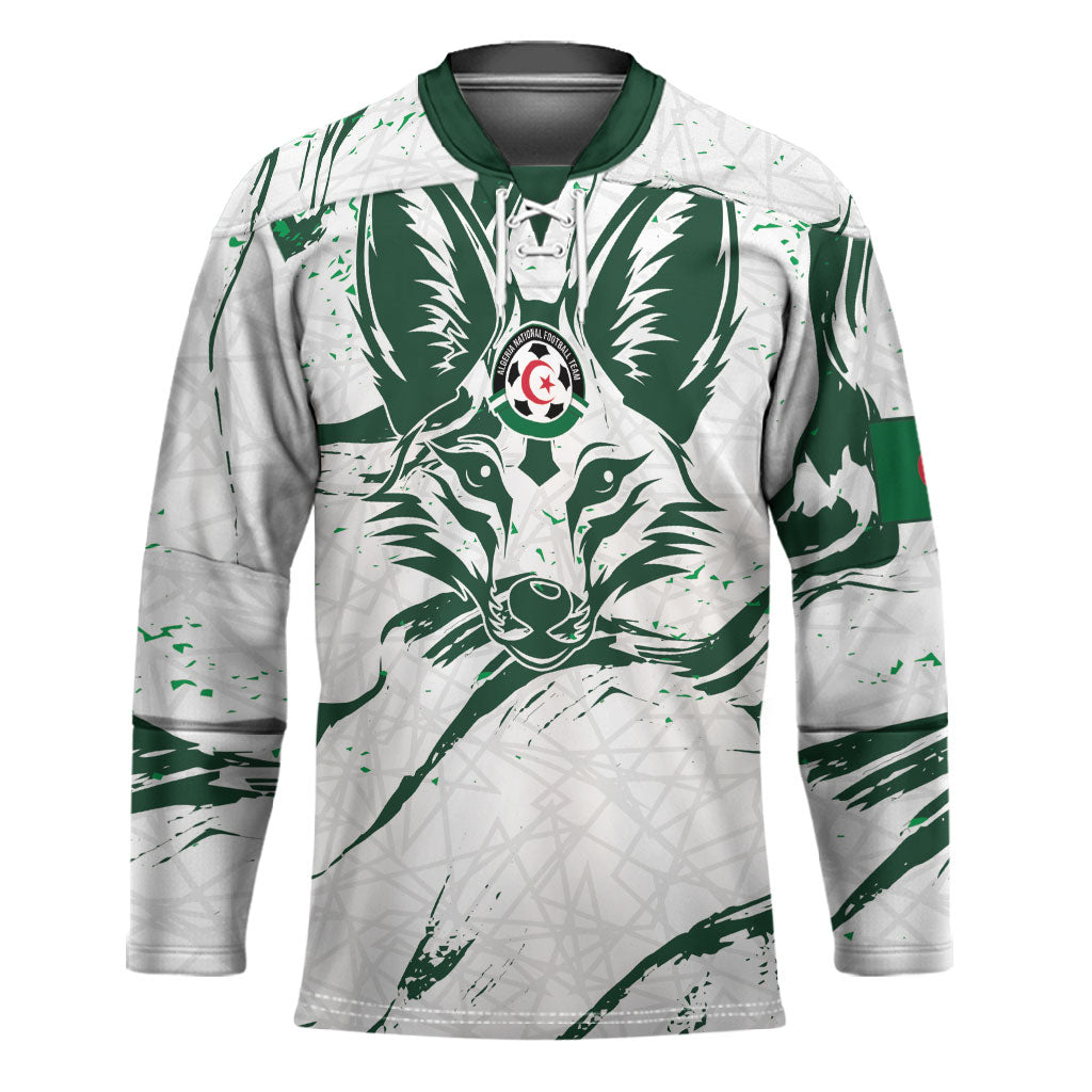 Custom Algeria 2026 World Football Hockey Jersey Les Fennecs Come On