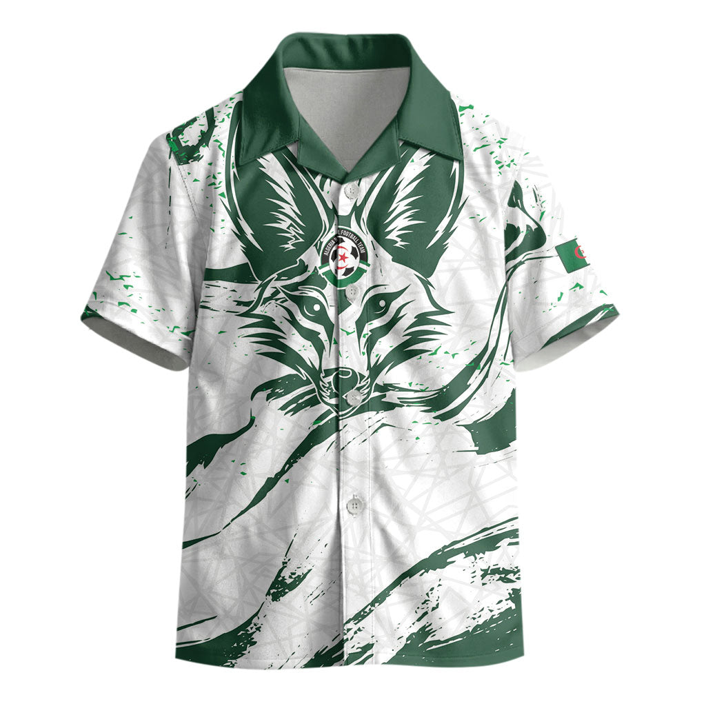 Custom Algeria 2026 World Football Kid Hawaiian Shirt Les Fennecs Come On