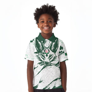 Custom Algeria 2026 World Football Kid Polo Shirt Les Fennecs Come On