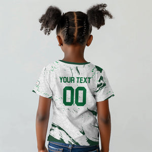 Custom Algeria 2026 World Football Kid T shirt Les Fennecs Come On