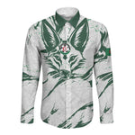 Custom Algeria 2026 World Football Long Sleeve Button Shirt Les Fennecs Come On